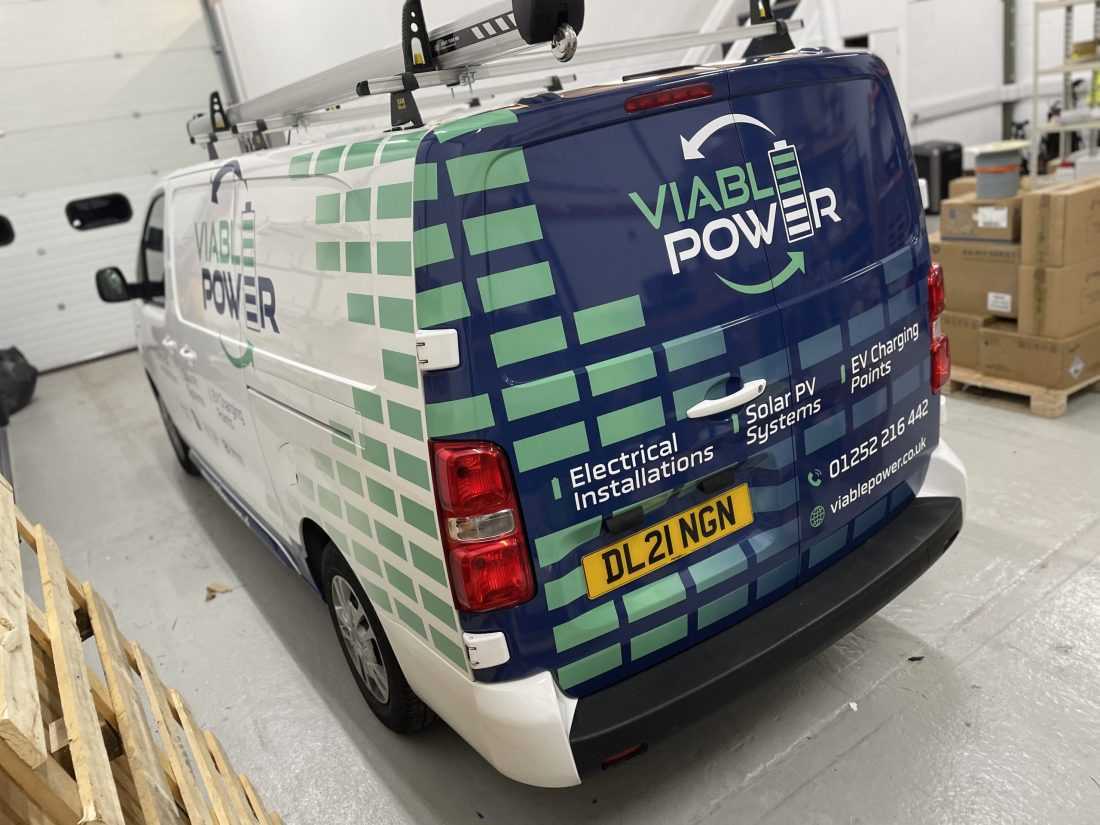 Commercial vehicle wrapped by P1 Wraps