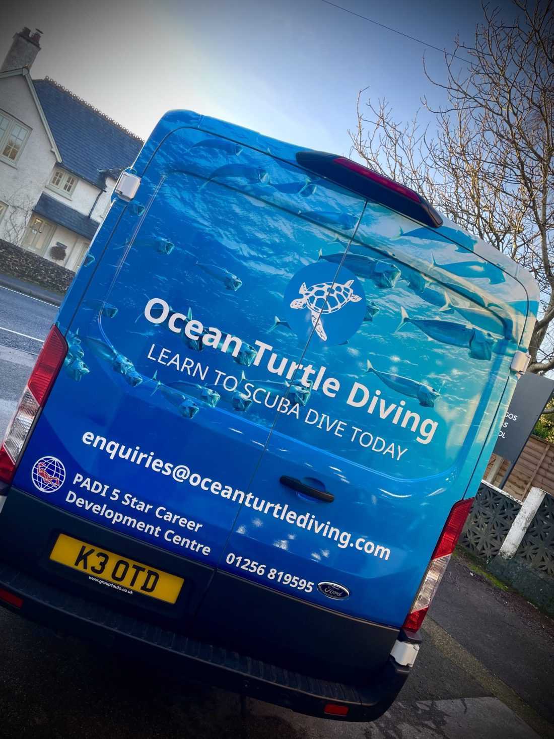 Commercial fleet vehicle branding by P1 Wraps